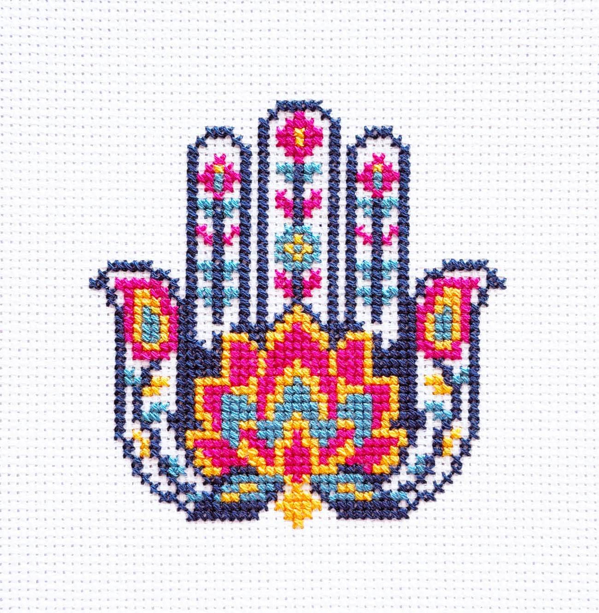 Mandala Hand Counted Cross Stitch Kit - Main Design Pattern